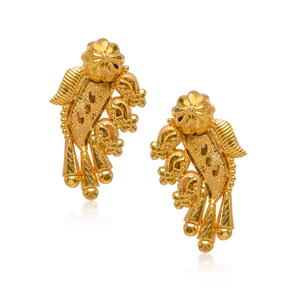 Gold earrings